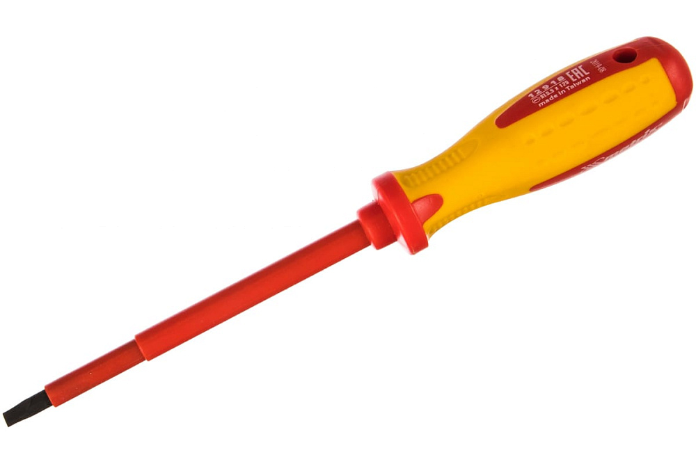 картинка Отвертка двухкомпонентная рукоятка Insulated Matrix SL5.5*125мм 12918 