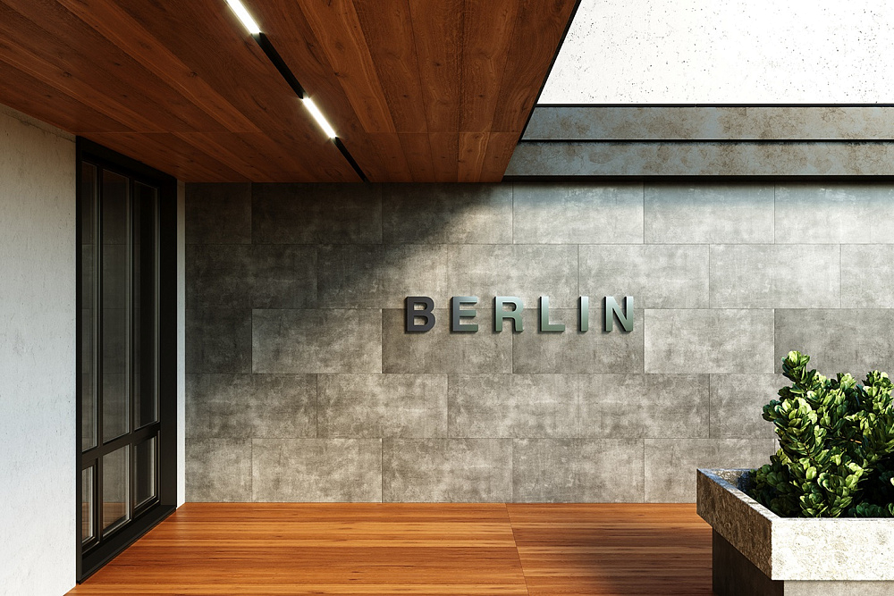 картинка Керамогранит Berlin серый 1сорт 60*120см (1.44м2/2шт) 