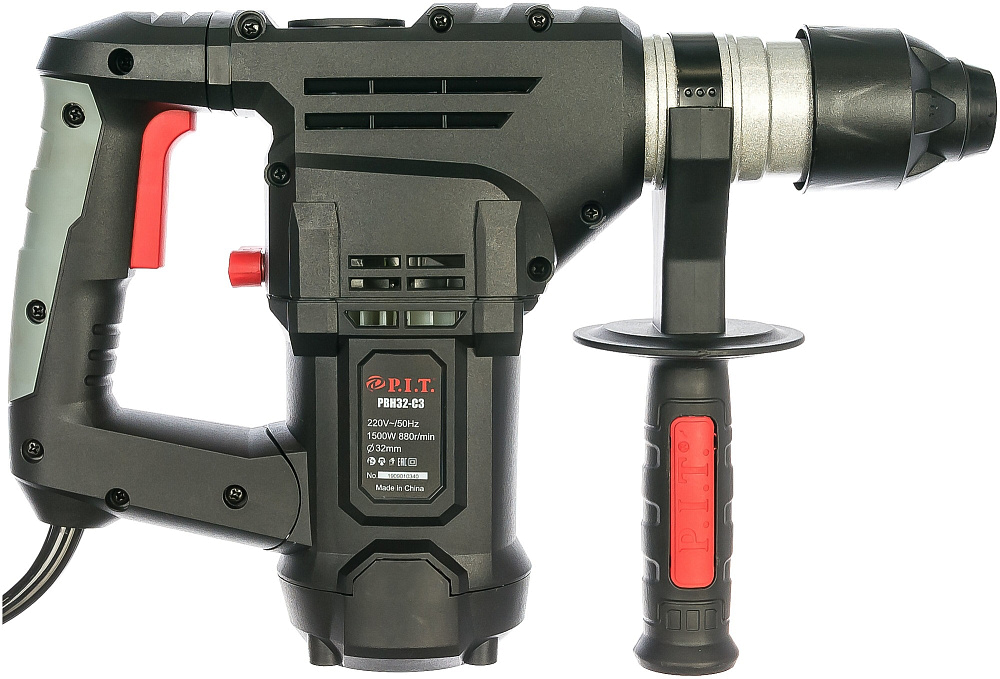 картинка Перфоратор PBH32-C3 P.I.T 3-режима 1500Вт 5,5Дж SDS+пластиковый кейс набор буров пика зубило смазка 