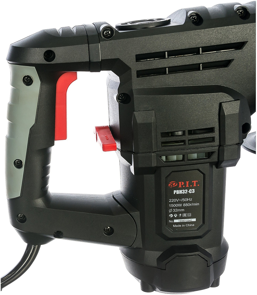 картинка Перфоратор PBH32-C3 P.I.T 3-режима 1500Вт 5,5Дж SDS+пластиковый кейс набор буров пика зубило смазка 
