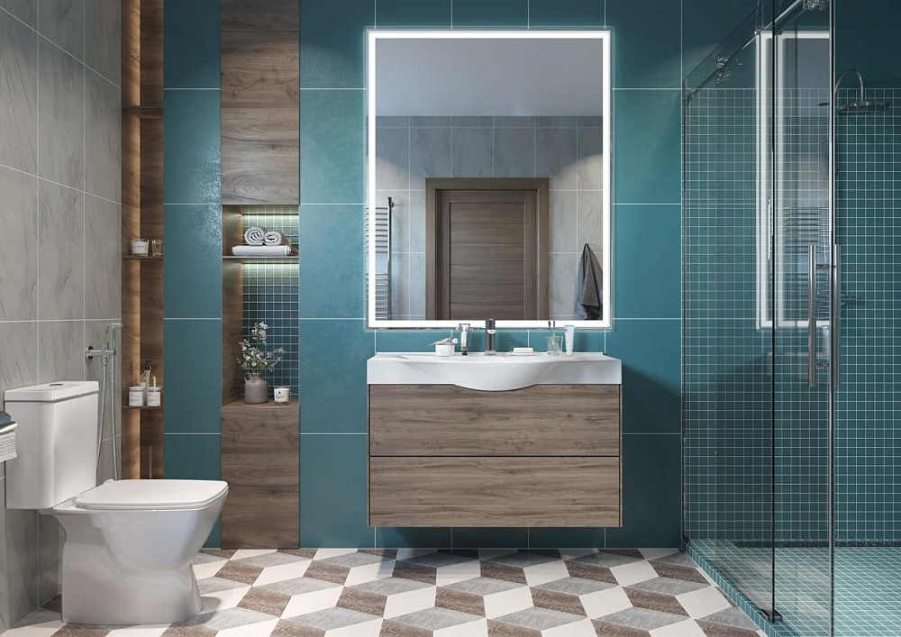 картинка Унитаз-компакт Нео Rimles безобод. ДС SC SLIM тонкое сид. 1WH302418 Santek 