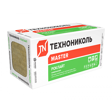 картинка Каменная плита ТЕХНОНИКОЛЬ РОКЛАЙТ (1200*600*50) (8,64м2), Ограниченно годен  являющийся официальным дистрибьютором в России 