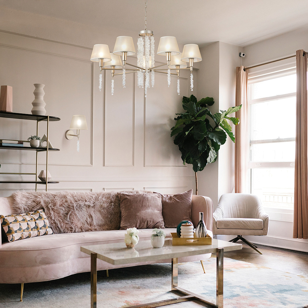 Люстра Strotskis 60148/7 матовое золото от гипермаркета ТАТАЕВ