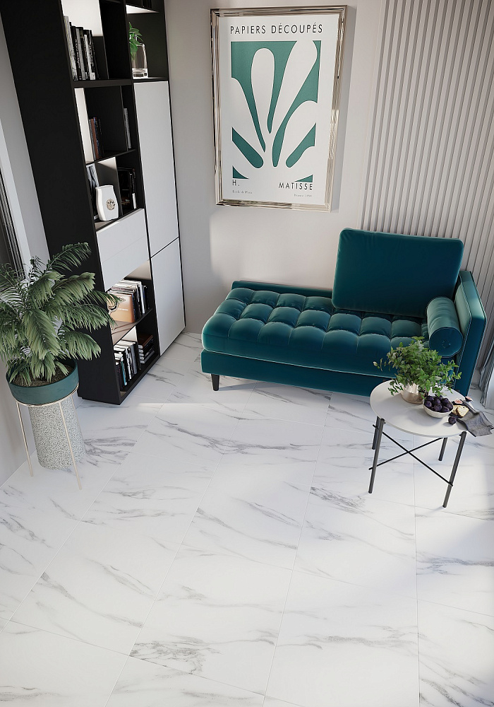 картинка Керамогранит Monforte белый 50*50см (1.5м2/6шт) 