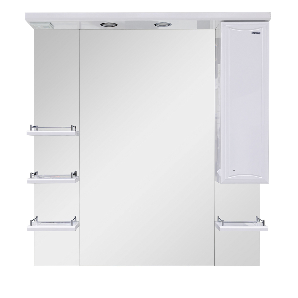 картинка Панель с зеркалом-шкафчиком и подсветкой Барселона Ba.02.10 TM 110 Aqwella 