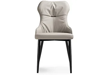 картинка Стул Neli EDC-X106 Beige PU MLJ-B/Black Legs  являющийся официальным дистрибьютором в России 