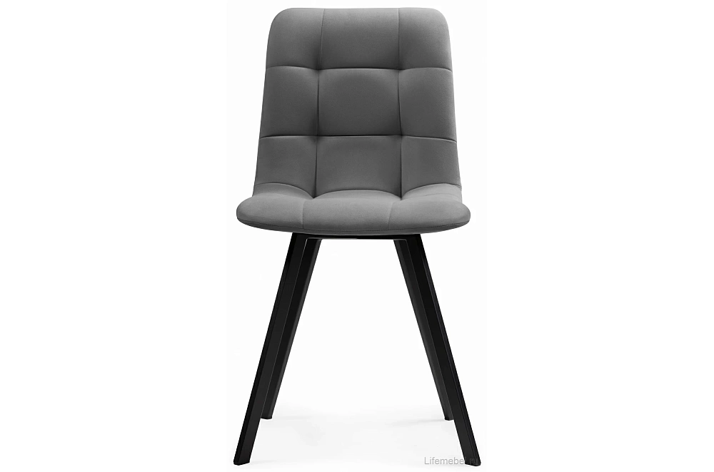 картинка Стул Чилли К темно-серый/черный Velutto 32 