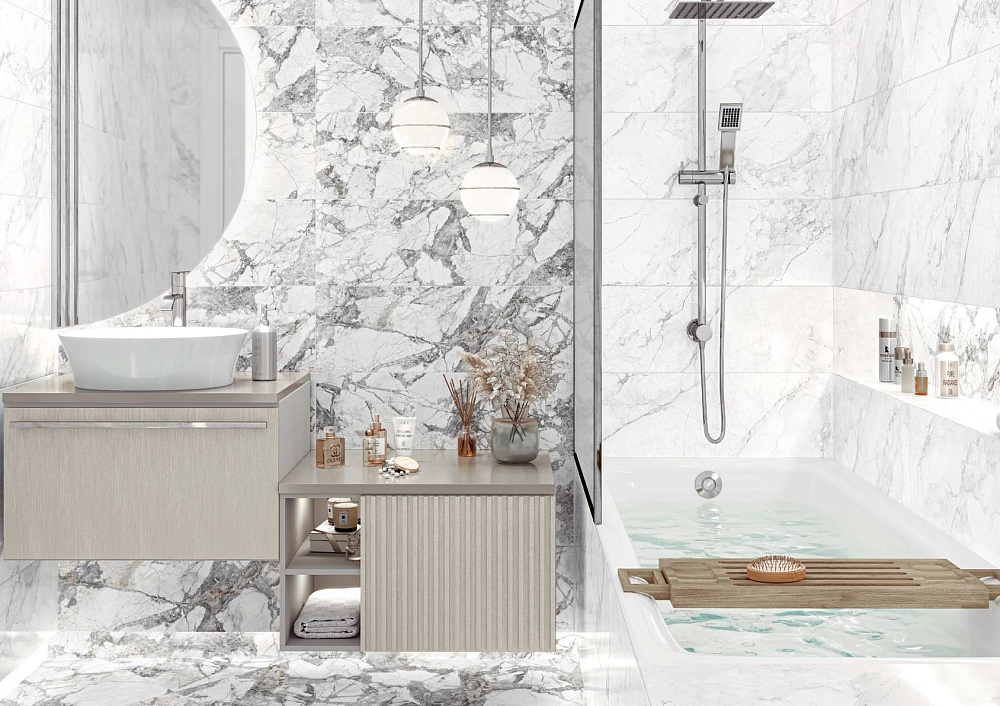 картинка Плитка керамическая Faenza Dark WT15FAE17R 246*74см (1.274м2/7шт) 