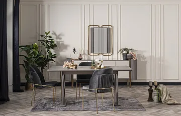 картинка Стол обеденный Florya Dining Table Weltew  являющийся официальным дистрибьютором в России 