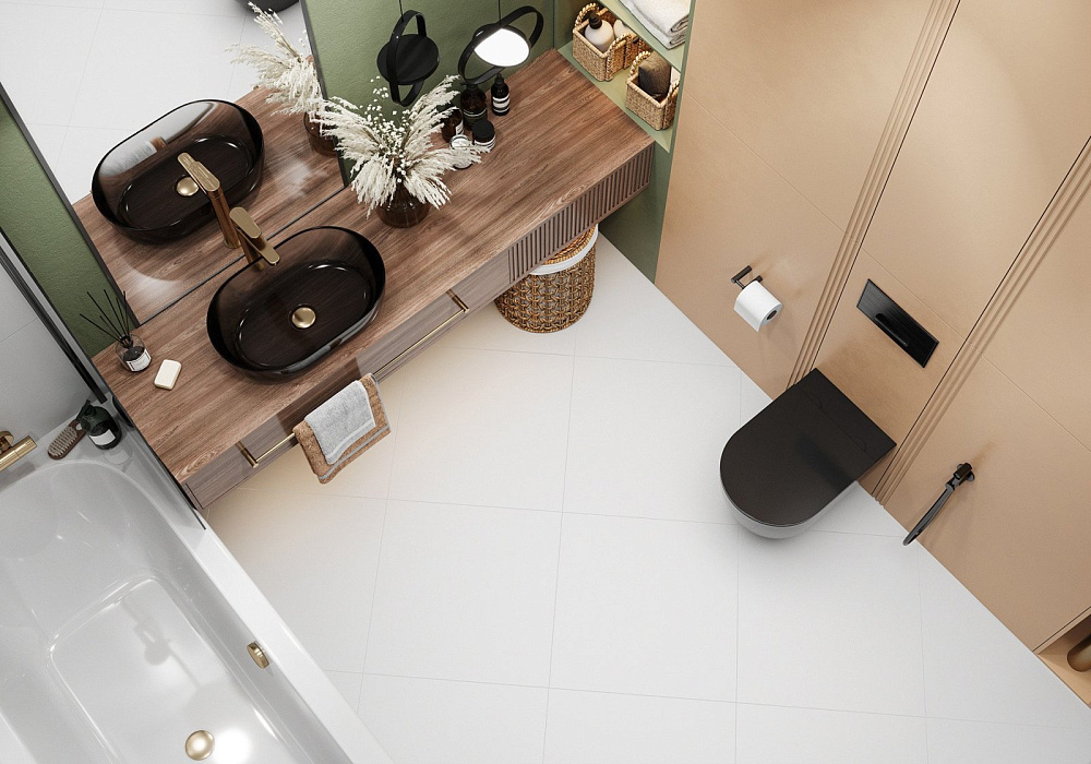 картинка Панель Twin White (GFU04WIN00R) 60*60см ТМ Alma Ceramica 