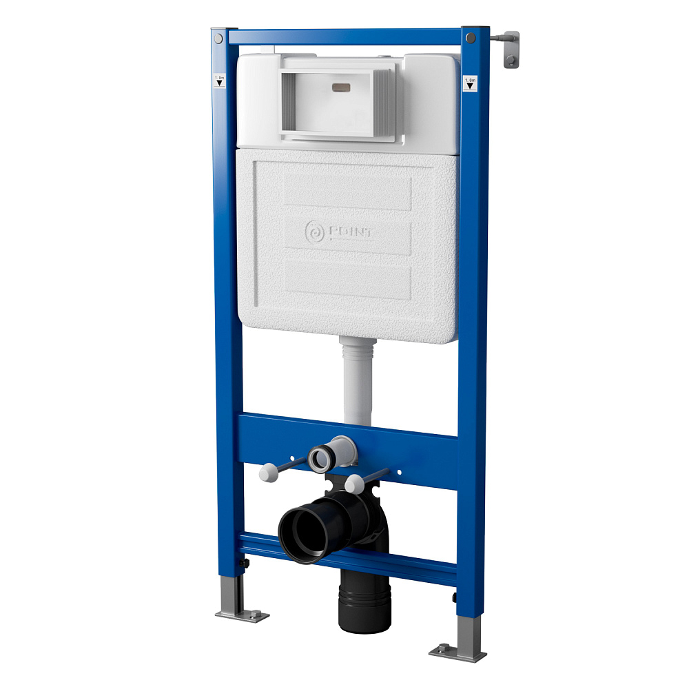 картинка Система инсталляции пневмат. Элемент П для подвесн. унитаза PN45121 Point 