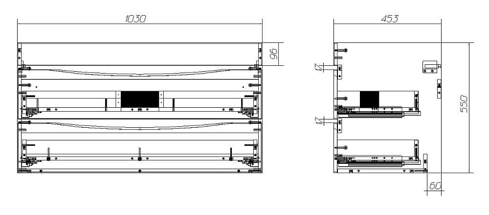 картинка Тумба Стефания 105 Ral 9003 подвесная глянец ум. Оскар 105 Даниэла-Аква 