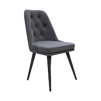 картинка Стул-кресло Ричмонд ткань стрейч-велюр серый опора серый 