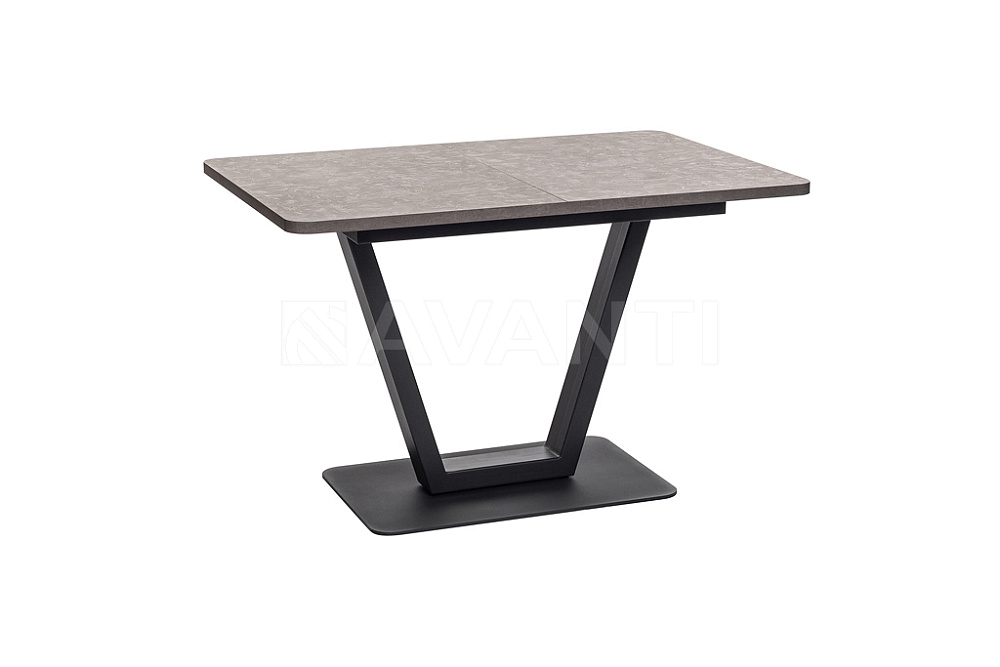 картинка Стол Eclipse Chromix Bronze/Black (1200-1600x800x760) 