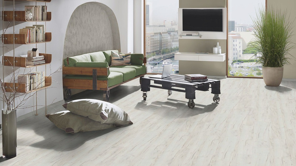 Ламинированные полы Kronofiks к001 Дуб Белый Крафт 1285*192*8мм (2.2205м2/9шт) от гипермаркета ТАТАЕВ