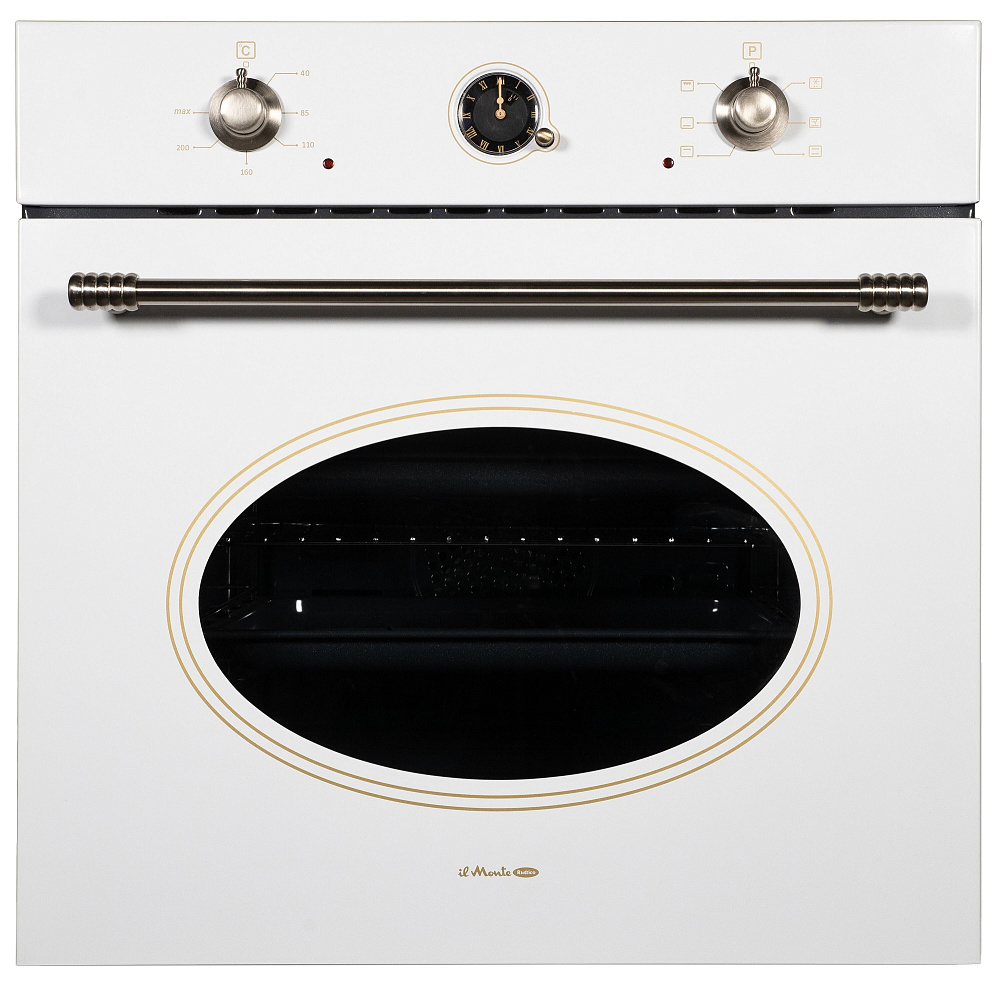картинка Духовой шкаф электрический Il Monte BO-70 AN white rustico 