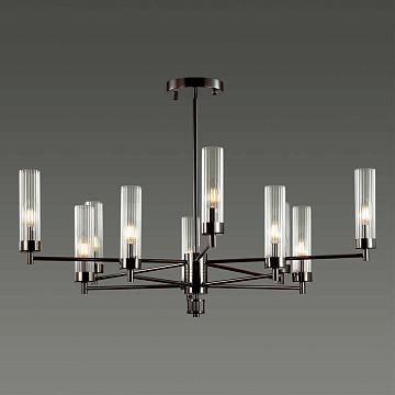 Картинка Люстра Lumion Classi LN23 5275/10C черный хром Kamila от гипермаркета ТАТАЕВ