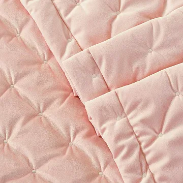 картинка Покрывало Arya Бархат 250*260 - 2(50*70+5) Ansel розовый 