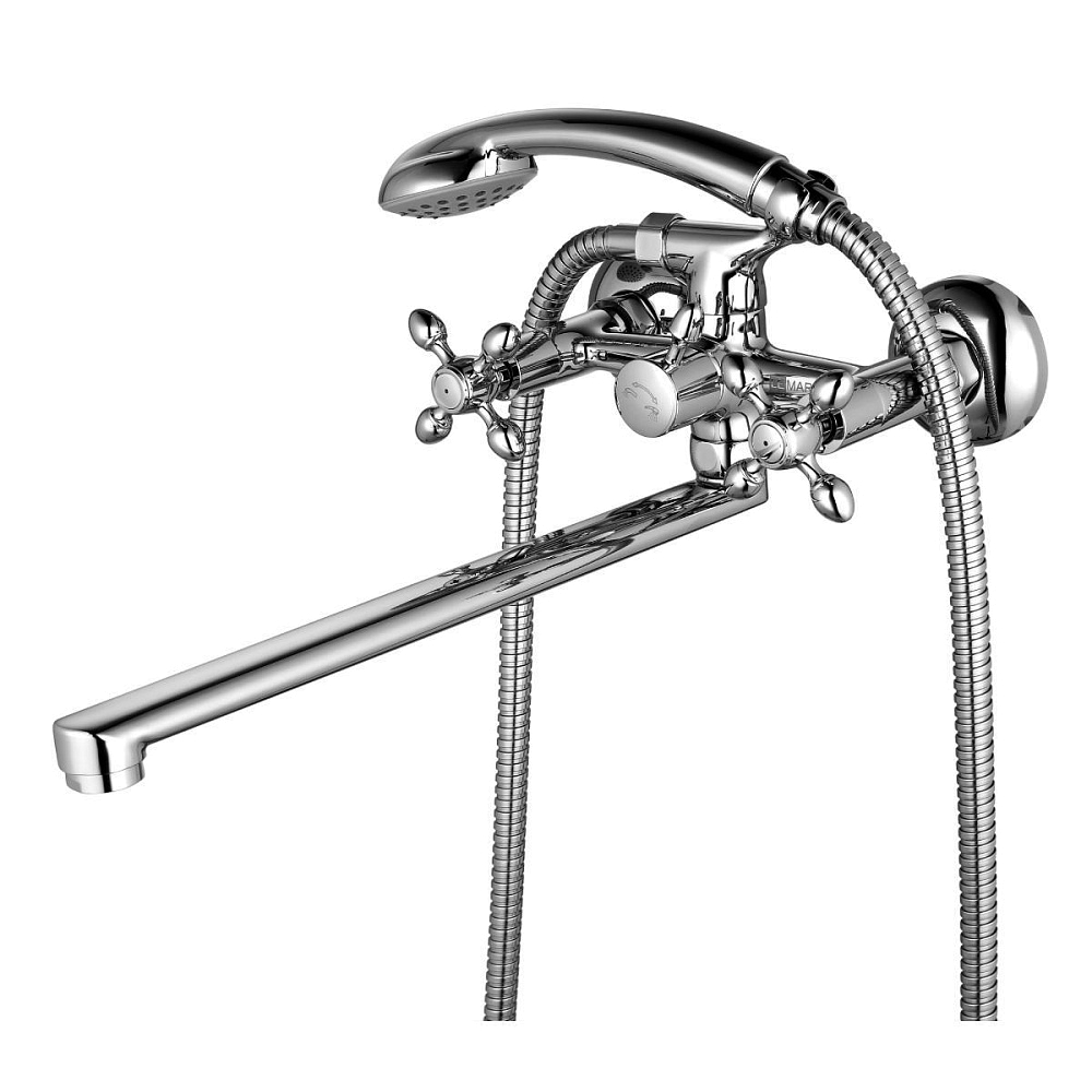 картинка Смеситель универсальный Vista/Lemark 7651C хром плоский излив 