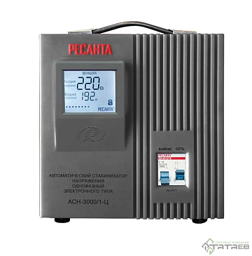 картинка Стабилизатор Ресанта ACH-3000/1Ц 140вольт  являющийся официальным дистрибьютором в России 