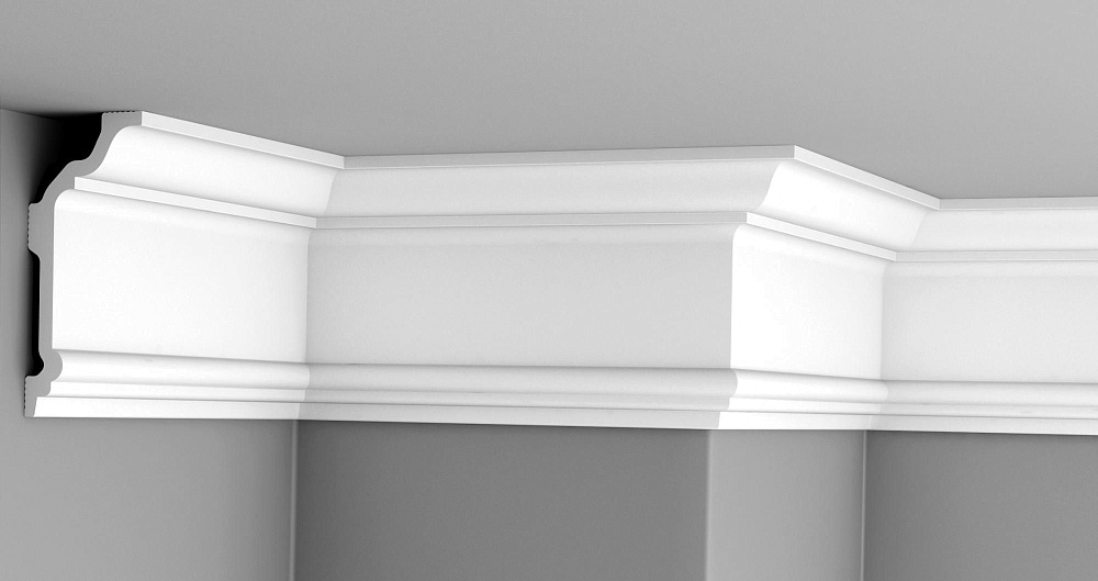 картинка Плинтус потолочный GPL-2 150*65 (12шт) 