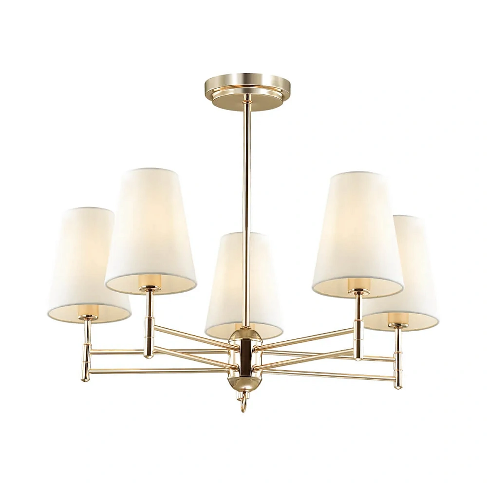 Люстра Lumion Neoclassic LN20 109 4436/5С золотой,белый DORIS от гипермаркета ТАТАЕВ