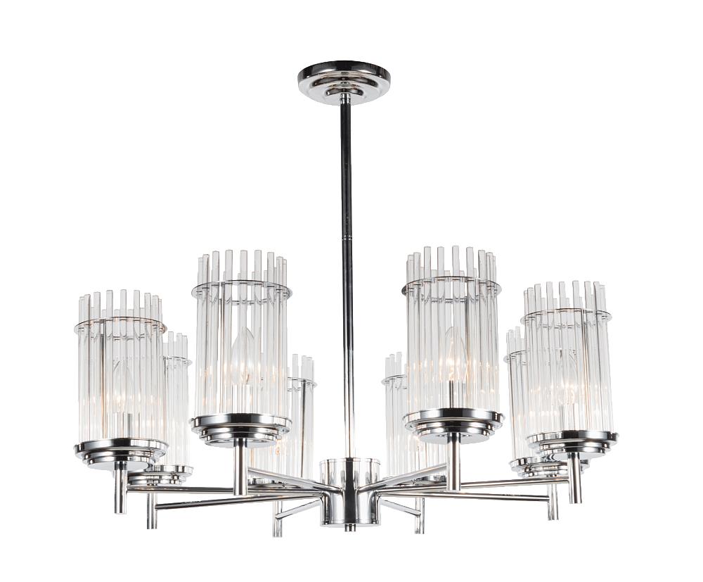 Люстра 9234R/8 CHR от гипермаркета ТАТАЕВ