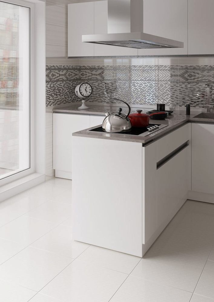 картинка Плитка керамическая Лайн 1 декор бежевый 25*75см (1.5м2/8шт) 