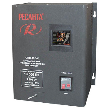 картинка Стабилизатор Ресанта СПН-13500вт  являющийся официальным дистрибьютором в России 