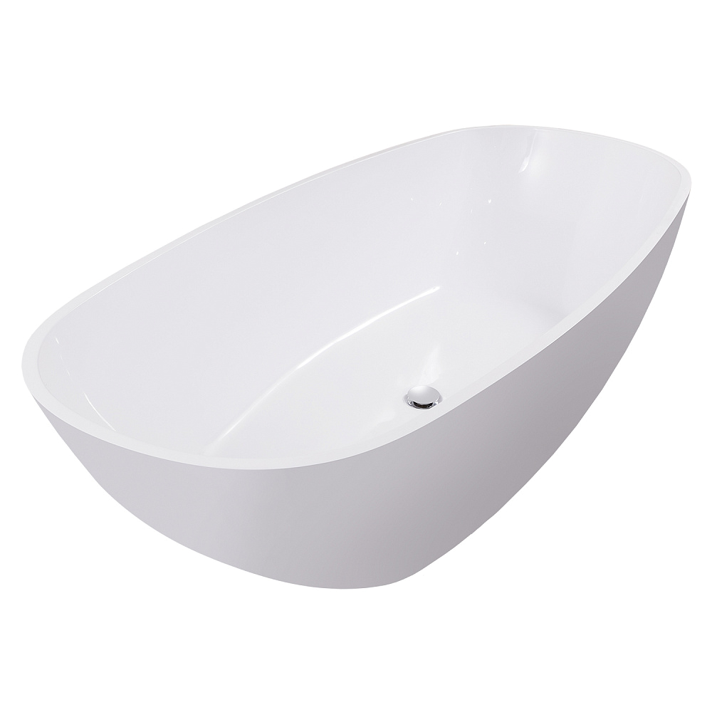 картинка Ванна Angelo Nova Gel 172,5*79,5*53 белая AQUA DE MARCO 