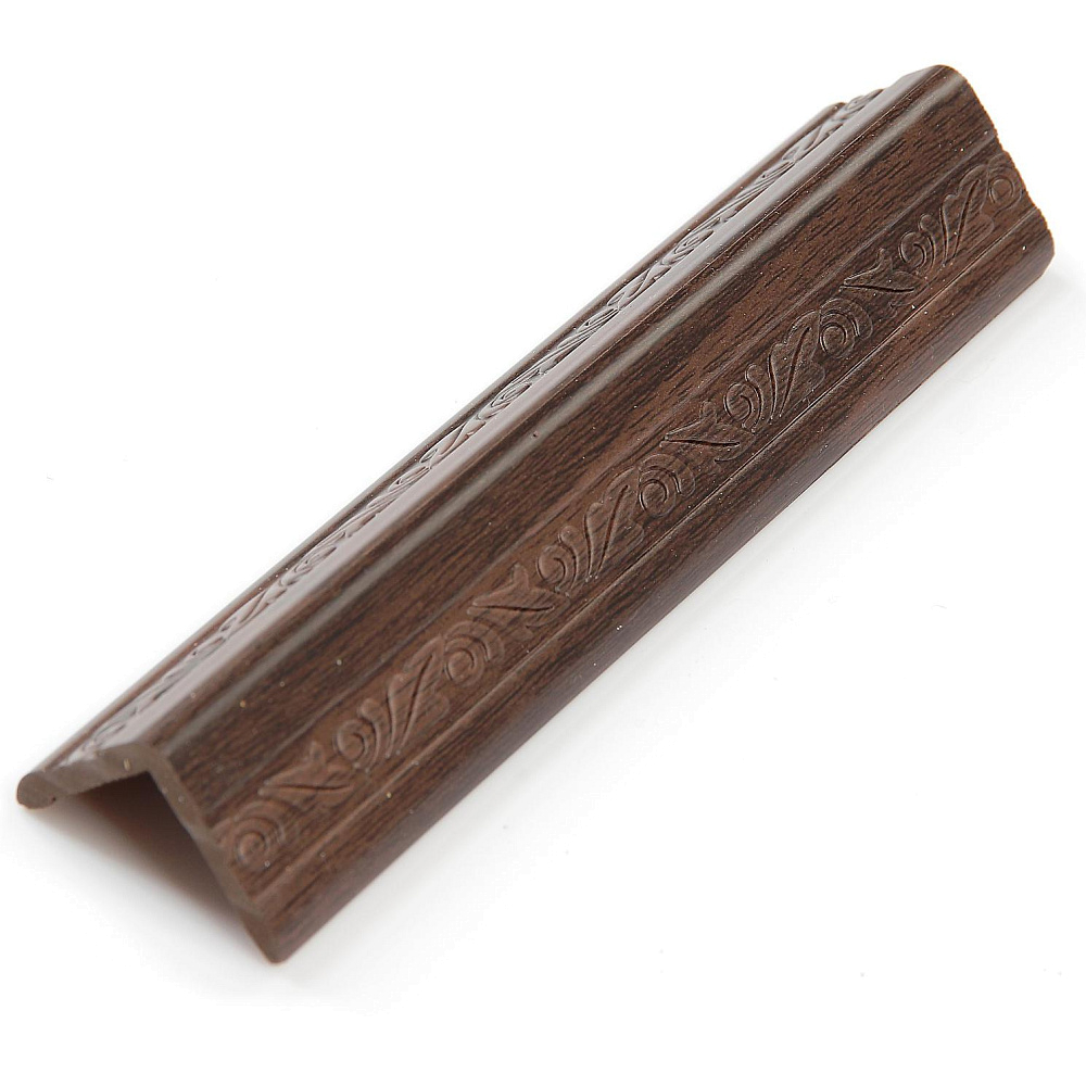 картинка Уголок ПВХ Д-02 Орех темный 30*30*2.7 (20шт) 