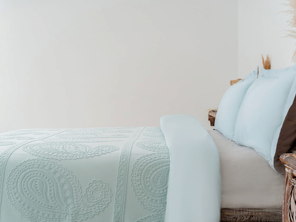 картинка Покрывало Arya простыня 200*220 Misley мятный 