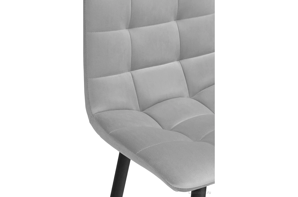 картинка Стул полубарный Чилли светло-серый california 900 черный каркас 