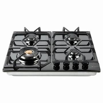 картинка Варочная поверхность Axeldorf GH-0618-4 Black Inox Luxe  являющийся официальным дистрибьютором в России 