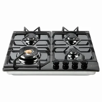 картинка Варочная поверхность Axeldorf GH-0618-4 Black Inox Luxe  являющийся официальным дистрибьютором в России 