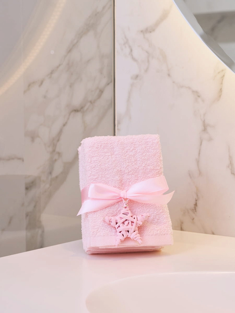 картинка Полотенце Arya подарочное 30*30 4 Пр. Poly экрю 