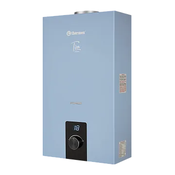 картинка Водонагреватель газовый проточный Thermex T 20 D Silver Grey  являющийся официальным дистрибьютором в России 