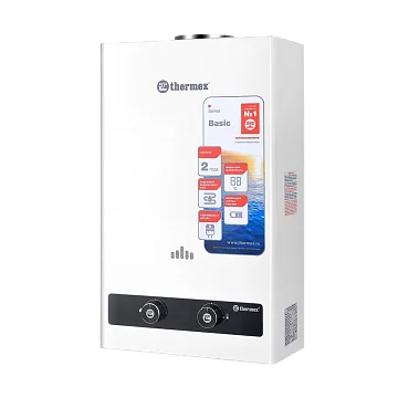 картинка Водонагреватель газовый проточный Thermex B 20 D Pro  являющийся официальным дистрибьютором в России 