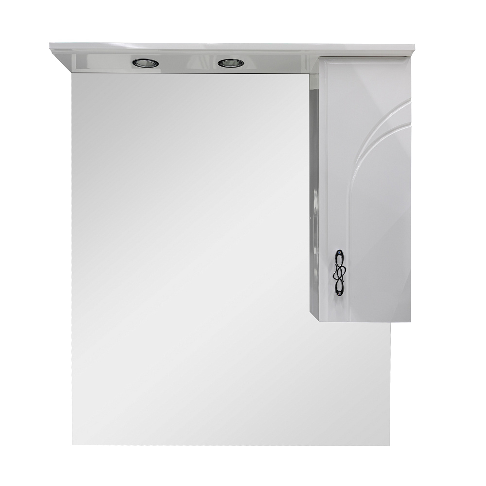 картинка Зеркало СИЦИЛИЯ 85 бел эмаль. R (свет) Misty 