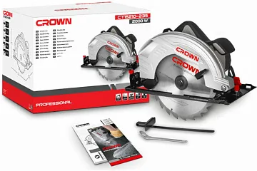 картинка Пила дисковая 235/2000Вт CT15210-235 Crown   являющийся официальным дистрибьютором в России 
