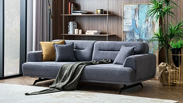 картинка Диван Aqua Three Seater HM-142 трехместный с раздвижным механизмом Weltew 