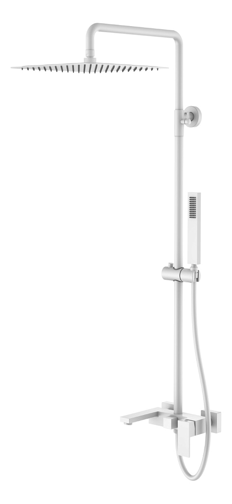 картинка Стойка для душа Qubic Matt White 478-MW Boheme 