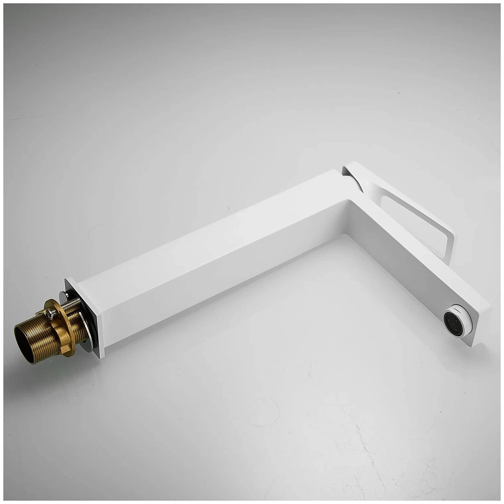 картинка Смеситель для раковины S6811C белый Shevanik 