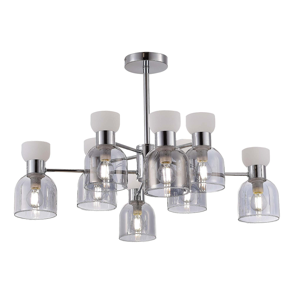 Люстра ST-Luce SLE1045-102-08 Хром/Белый от гипермаркета ТАТАЕВ
