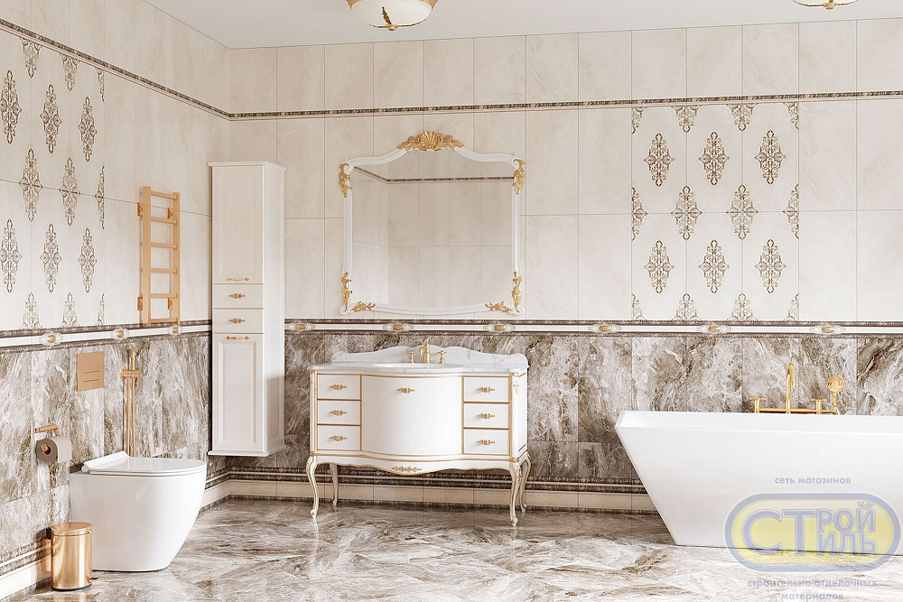 картинка Декор плитка керамическая Hermitage mosaic 30*60см (1.62м2/9шт) 