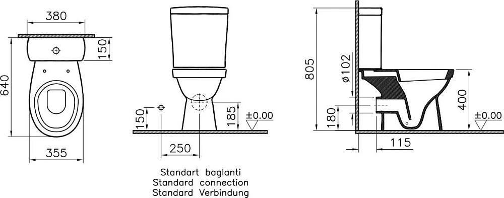 картинка Унитаз Eisberg микролифт 9844B099-7204 Vitra 