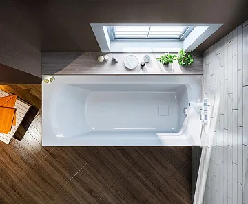 картинка Ванна Аякс 170*75 без экрана Bas  являющийся официальным дистрибьютором в России 