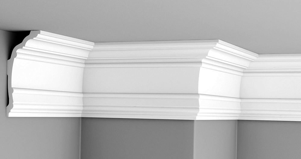 картинка Плинтус потолочный GPL-8 155*70 (12шт) 