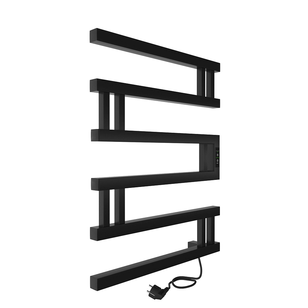 картинка Полотенцесушитель Indigo Muza electro 60/50 R Черный Муар 