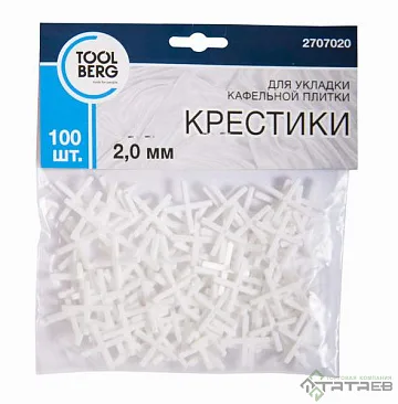 картинка Крестики для плитки 2мм (100шт)  являющийся официальным дистрибьютором в России 